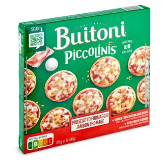 Piccolini Jamon Y Queso Buitoni, Caja 270 Gr. (25607599)