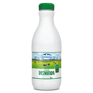 Leche Desnatada Botella Asturiana 1.5L.