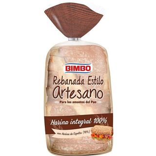 Pan De Molde Artesano Integral 550 G