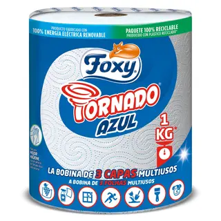 Papel Cocina Tornado 3 Capas Foxy