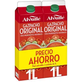 Gazpacho Original Alvalle, Pack 2X1 Litro (10909810)