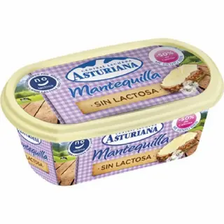 Mantequilla Sin Lactosa Asturiana 250Gr.