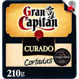 Queso Gran Capitán Curado Cortaditas 210 Gr. (17523655)