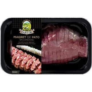 MARTIKO Magret De Pato Loncheado Bandeja 400 G