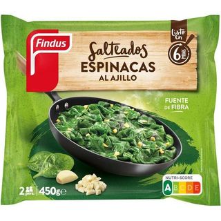 Espinacas Al Ajillo Findus, Bolsa 450 G (25924994)