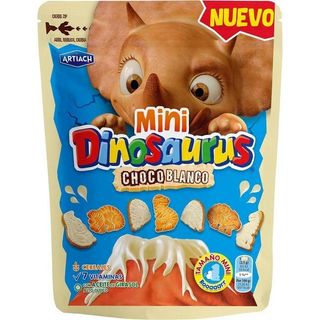 Dinosaurus mini chocolate blanco ARTIACH, 100 g