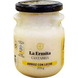 La Ermita Cantabria Arroz con Leche sin Gluten Tarro 275 g