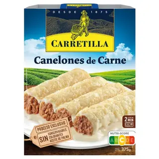 Canelones De Carne Carretilla 375 Grs