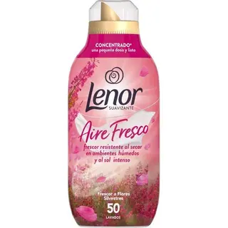 Suavizante Concentrado Frescor A Flores Silvestres Aire Fresco Lenor 50 Lavados.
