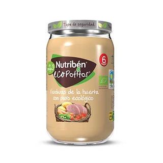 Potitos Eco Verduras Huerta Pavo 235 Gramos Nutriben N192166