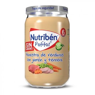 Potito Menestra De Verduras Con Jamon Y Ternera 235 Gramos Nutriben N1920690
