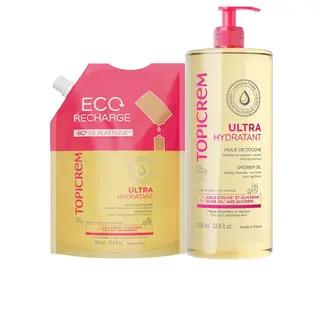 Set De Aceite De Ducha 2 X 1000 Ml Con Recambio