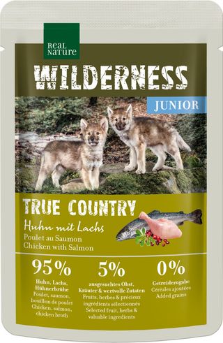 Zestaw promocyjny 6 szt. - 15% RENA Wilderness junior kurczak, łosoś 100g