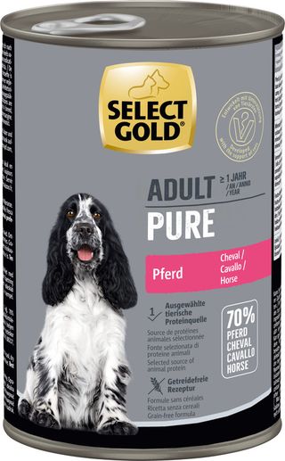 Zestaw promocyjny 6 szt. - 15% Select Gold Monoproteina Konina 400g