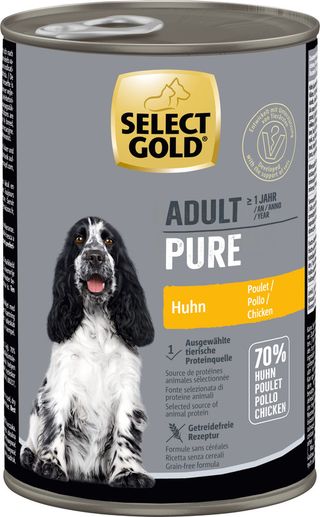 Zestaw promocyjny 6 szt. - 15% Select Gold Monoproteina Kurczak 400g