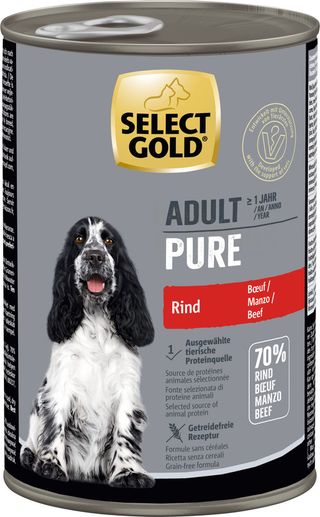 Zestaw promocyjny 6 szt. - 15% Select Gold Monoproteina Adult Wolowina 400g