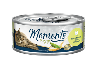 Zestaw promocyjny 6 szt. - 15% Moments Adult Kurczak, Szparagi 70g