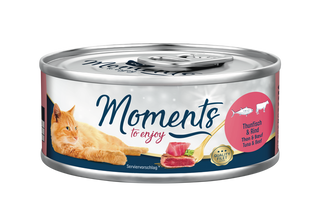 Zestaw promocyjny 6 szt. - 15% Moments Tuńczyk, Wołowina 70g
