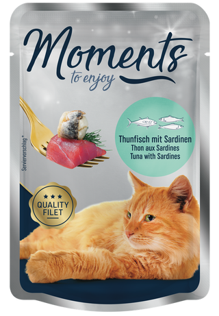 Zestaw promocyjny 6 szt. - 15% Moments Adult Tuńczyk, Sardynki 70g