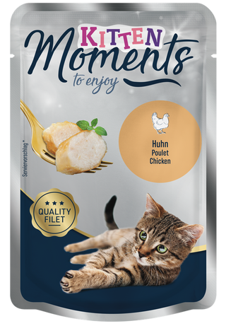 Zestaw promocyjny 6 szt. - 15% Moments Kitten Kurczak 70g