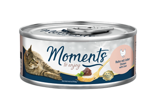 Zestaw promocyjny 6 szt. - 15% Moments Adult Kurczak, Wątróbka 70g