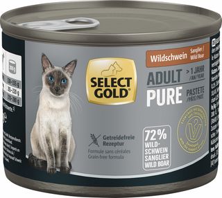 Zestaw promocyjny 6 szt. - 10% Select Gold Monobiałkowa Adult Dzik 200g
