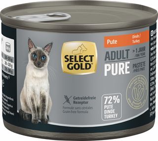 Zestaw promocyjny 6 szt. - 10% Select Gold Monobiałkowa Adult Indyk 200g