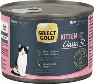 Zestaw promocyjny 6 szt. - 10% Select Gold Kitten Kurczak 200g