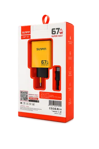 Chargeur Complet 67W Port USB+C SUNPIN FAP-117