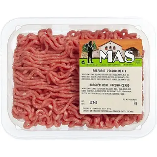 E.Mas Preparado De Burger Meat Mixta Vacuno-Cerdo Bandeja 400 G
