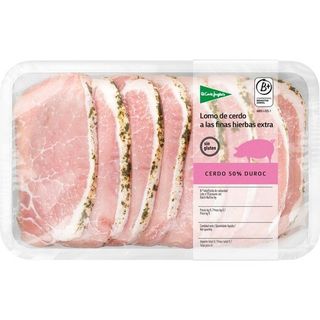 El Corte Ingles Lomo De Cerdo Extra 50% Duroc A Las Finas Hierbas Sin Gluten Peso Aproximado Bandeja 600 G