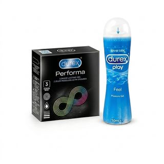 Durex Performa Condoms with Pleasure Gel, 3 Pack