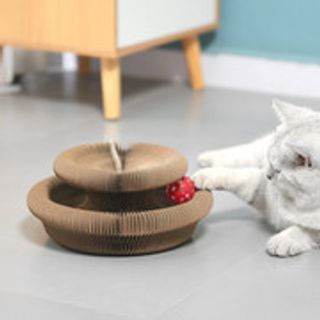 Jouet Chat Interactif – Anti-Stress, Balle & Griffoir Naturel