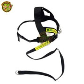 harnais plus laisse police dog  pour chien