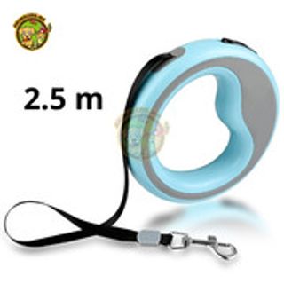 laisse retractable stylé 2.5 m ( couleur aleatoire )