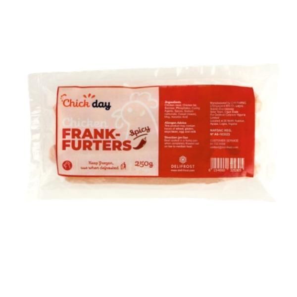 Chick Day Spicy Frankfurters 250G