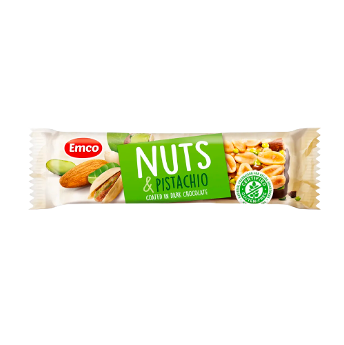 Emco Nuts & Pistachio Dark Chocolate 35G