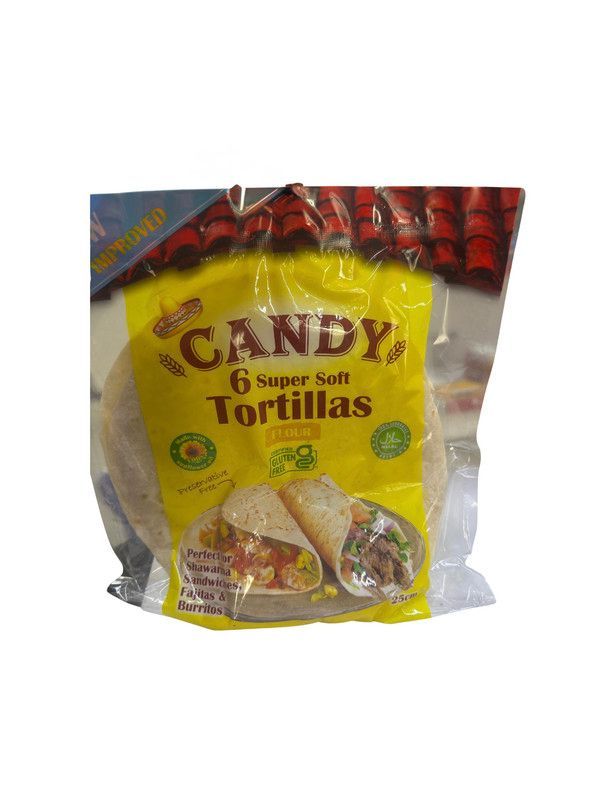 Candy 6 Super Soft Tortilla Bread 6 In 1