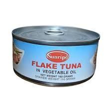 Sunripe Flake Tuna In Vegetable Oil 110G