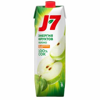 Сок J7 Яблоко осветленное 0,97л
