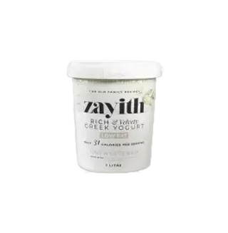Zayith Low-Fat Plain Unsweetened Greek Yogurt 500ml
