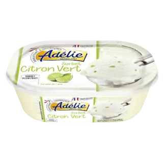 Intermarché - Adélie sorbet citron vert 675g