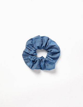 Scrunchie de ganga para bebé e menina, azul, Tamanho Único