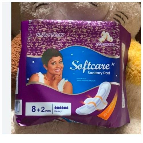 Softcare Cottonfeel Heavy Flow Sanitary Pads, 10 pcs