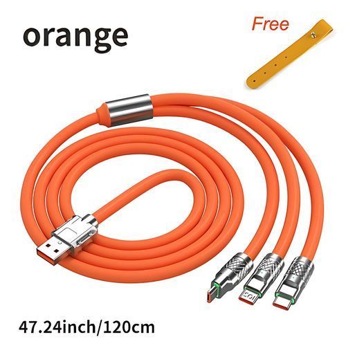 Universal 3-In-1 Usb Charger Cable, 120Cm
