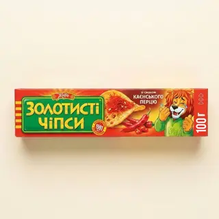Чипси картопляні зі смаком Каєнського ПЕРЦЮ