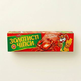 Чипси картопляні зі смаком Крабів