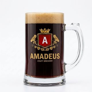 Пиво темне класичне ТМ "AMADEUS BRAU""Dunkel"  4,7%, л