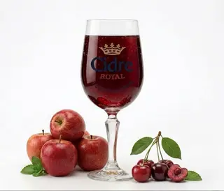 Сидр TM "Cidre Royal" Яблучний з вишнею" л, л
