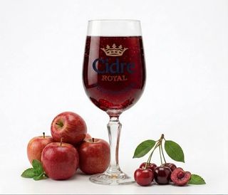 Сидр TM "Cidre Royal" Яблучний з вишнею" л, л